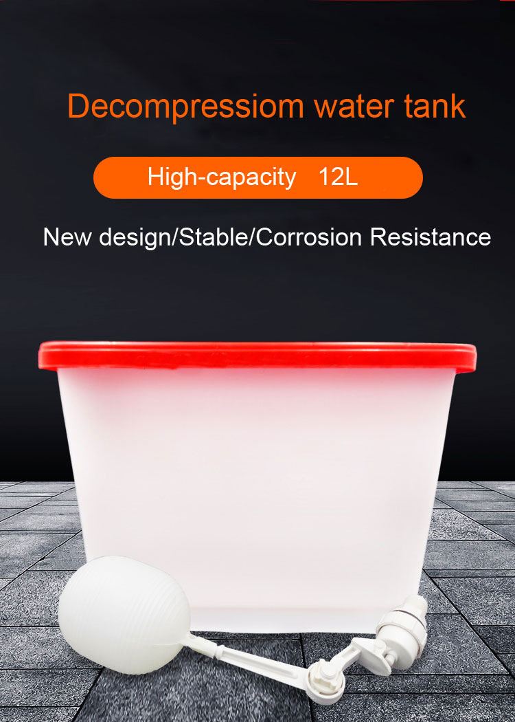 Regulated Portable Pressure Decompression water tank for Chicken drinking system Thickened Water-Saving Float Ball Valve