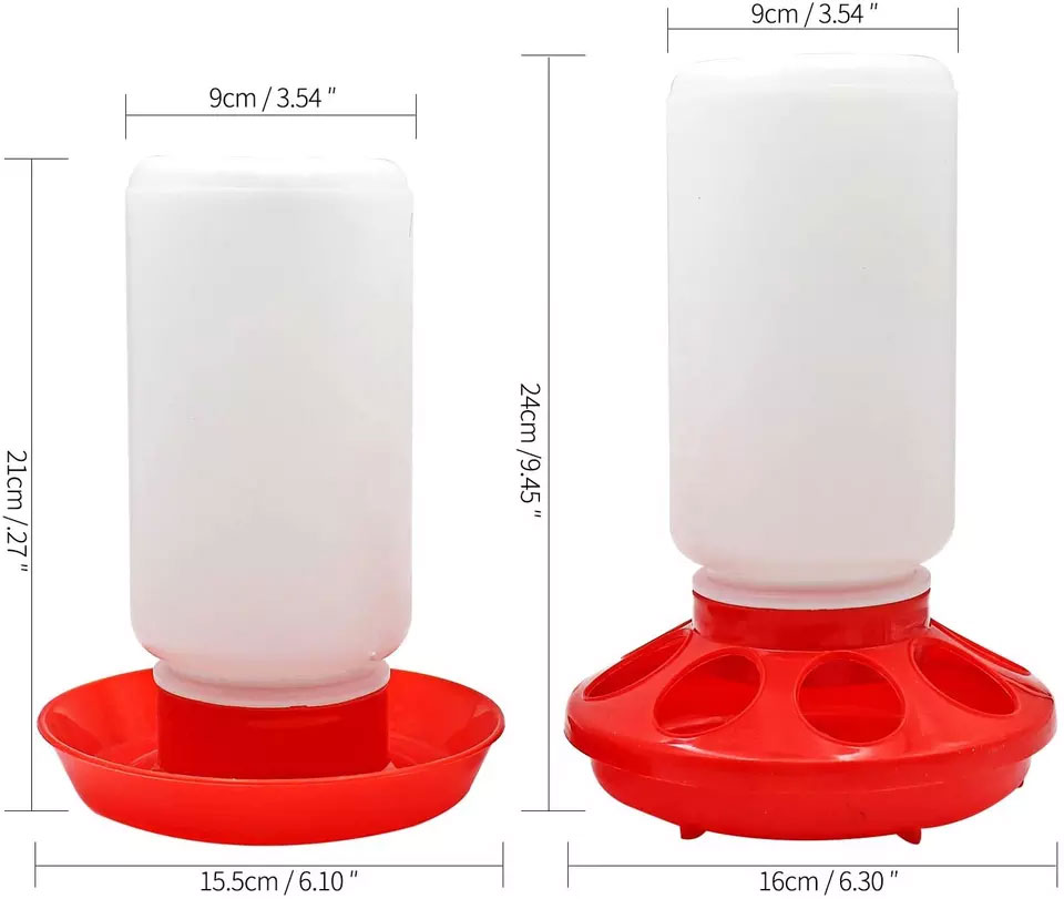 Chicken Feeders And Drinker Barrel Auto Plastic Poultry Feeding and Drinking Bucket Farm Equipment