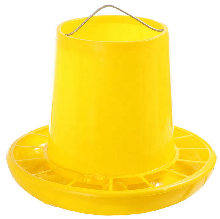 Chicken Feeder Bucket Poultry Feeding Bucket Chicken Coop for Free-range Raising Chickens