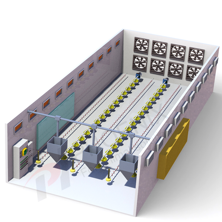 Fully automatic chicken coop solution: one-stop modern breeding equipment supplier