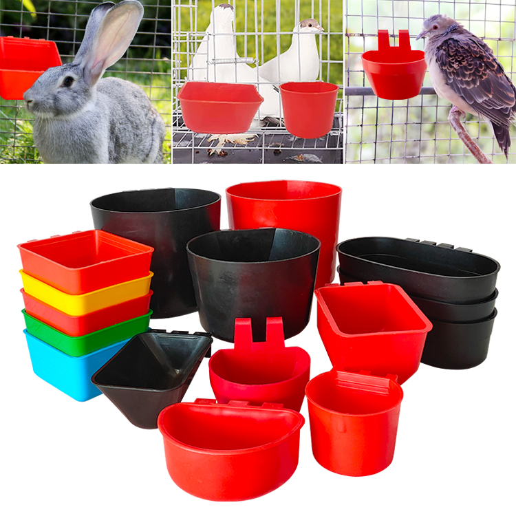 Hanging Feed and Water Cage Cups