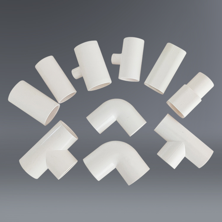 1/2" or 3/4" Pipe Connector Fitting PVC Tee